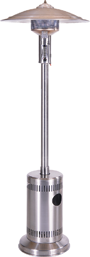 Heater Patio Lamp made of stainless steel