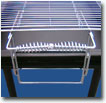 nickel-plated adjustable grill top on commercial barbeque grills